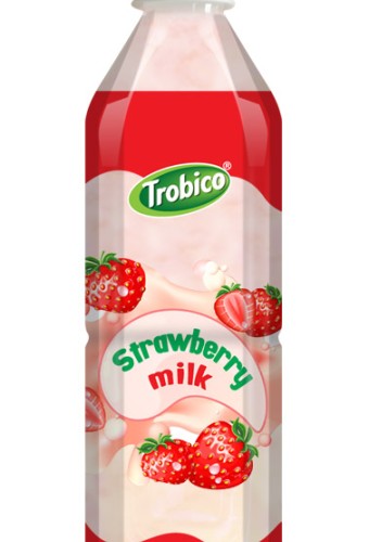 Strawberry milk pet bottle 500ml